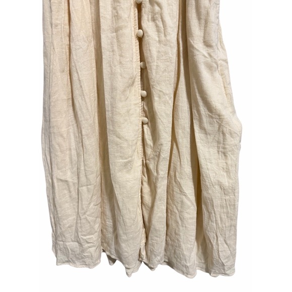 Free People Heart This Midi Dress Ivory Women's Size Medium - Picture 12 of 15